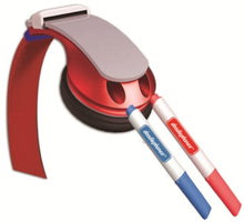 Load image into Gallery viewer, iHip IP-DOODLE-R DJ Style Erasable Drawing Headphones with Four Built-In Markers, Red
