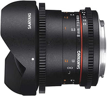 Load image into Gallery viewer, Samyang 8 mm T3.8 VDSLR II Manual Focus Video Lens for Sony E-Mount Camera
