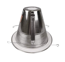 Load image into Gallery viewer, Nicor Lighting 6 Inch Nickel Airtight Cone Baffle Trim, Fits 6 Inch Housings (17550 Ank)
