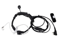 KENMAX Extendable Throat Microphone Mic Air Tube Earpiece Headset Earphone for Motorola CLS1410, CLS1413, CLS1450, CLS1450C