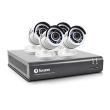 Load image into Gallery viewer, Swann SWDVK-845754-US 8 Channel HD CCTV 1080p Security System Kit with 1 TB &amp; 4X 1080p Bullet Surveillance Cameras
