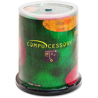 CCS72100 - Compucessory CD Recordable Media - CD-R - 52x - 700 MB - 100 Pack Spindle