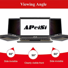 Load image into Gallery viewer, APeiSi 15.6 Inch Laptop Privacy Screen Filter for 16:9 Widescreen Computer Monitor-Anti-Glare, Anti-Blue Light, Blocks 97% UV  Matte or Gloss Finish Privacy Filter Protector
