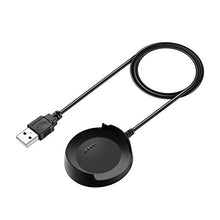 Load image into Gallery viewer, FitTurn Charger Compatible with ZTE Quartz Charger Replacement 3.3ft USB Charger Charging Cable/Charging Base for ZTE Quartz Smartwatch(Black)
