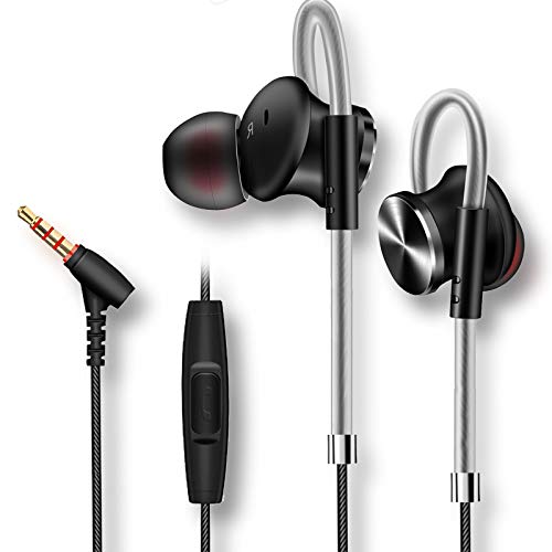 Yellowknife in-Ear Earbud Headphones RP-HJE120-K (Black) Dynamic Crystal Clear Sound, Ergonomic Comfort-Fit (2-Piece)