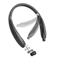 Compatible with Stylo 4 Plus - Neckband Wireless HiFi Sound Headset w Retractable Earbuds Premium Earphones Headphones Hands-Free Mic [Folding] for LG Stylo 4 Plus