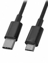 Load image into Gallery viewer, 10Gbps USB-C 3.1 Type C Male to Micro USB Male Spring Data Cable for Tablet / Mobile Phone , black-1 m

