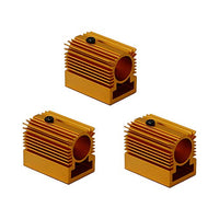 3pcs Aluminum Radiator Heatsink 20x27x32mm for 12mm Laser Diode Module Golden