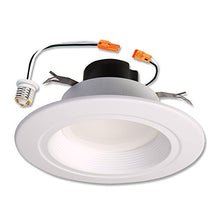 Load image into Gallery viewer, HALO RL 5 in. and 6 in. Matte White Integrated LED Recessed Retrofit Downlight Trim, 600 Lumens, 90 CRI, 3500K Bright White
