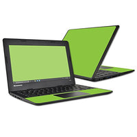 MightySkins Skin Compatible with Lenovo 100s Chromebook wrap Cover Sticker Skins Solid Lime Green