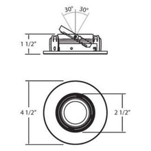 Load image into Gallery viewer, Stepped Baffle Trim Finish: White, Shade Color: White
