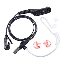 Load image into Gallery viewer, COMMIXC Walkie Talkie Earpiece, Covert Air Acoustic Tube Headset with Mic PTT, Compatible with Motorola Mototrbo APX4000 APX7000 APX8000 XPR6350 XPR6550 XPR7350 XPR7550 Two-Way Radios
