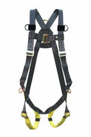 Elk River 42309 Premium Universal Polyester/Nylon Full Body 3 Steel D-Ring Harness with Parachute Mating Buckles and Fall Indicator, Fits Medium to 2X-Large
