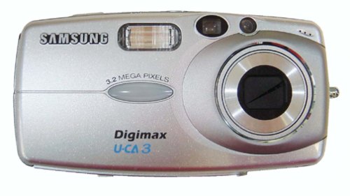 Samsung Digimax U-CA3 3.2MP Digital Camera with 3x Optical Zoom (Silver)