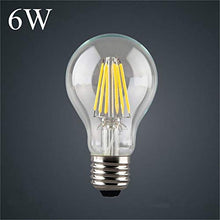 Load image into Gallery viewer, Low Voltage Retro LED Filament Lamp E27 6w 12V 24V 36V A60 Clear Glass Shell Edison Led Bulb AC/DC12-36V for RV Camper Marine,Solar Power Light and Off Grid 6-Pack
