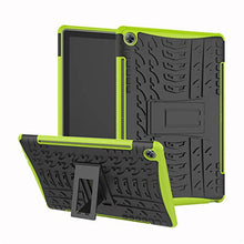 Load image into Gallery viewer, Mediapad M5 10 Case, Protective Cover Double Layer Shockproof Armor Case Hybrid Duty Shell Anti-Slip with Kickstand for Huawei Mediapad M5 10/ Mediapad M5 Pro 10.8 inch Tablet Green

