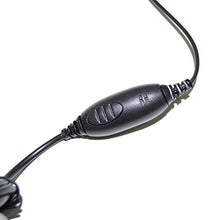 Load image into Gallery viewer, Hqrp Kit: 2 Pin Ptt Speaker Microphone And Earpiece Mic Headset Compatible With Kenwood Tk 3107 Tk 3
