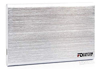 Fantom Drives FD G31-500GB Portable SSD - USB 3.1 Gen 2 Type-C 10Gb/s - Silver - Win Plug and Play - Made with Aluminum - Transfer Speed up to 560MB/s - (CSD500S-W)
