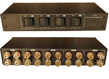 Load image into Gallery viewer, 4 Zone Speaker Pair High Power Selector Switch Switcher with Gold Plated Banana Jacks, Audiophile Grade
