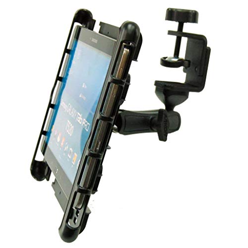 BuyBits Heavy Duty Cross Trainer Treadmill Tablet Clamp Mount Holder for Samsung Galaxy TAB PRO