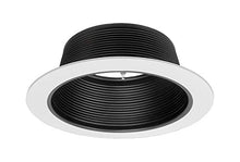 Load image into Gallery viewer, NICOR Lighting 6 inch Single Piece Baffle Trim, White (17503)
