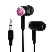 Load image into Gallery viewer, GRAPHICS &amp; MORE Cute Chocolate Valentine Donut Pink Hearts Novelty in-Ear Earbud Headphones
