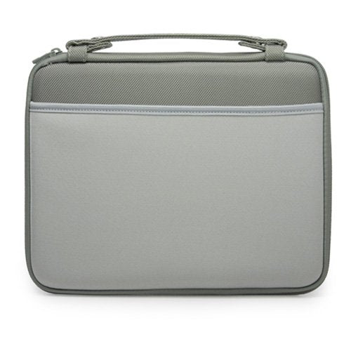 BoxWave iPad Case, [Hard Shell Briefcase] Slim Messenger Bag Brief w/Side Pockets for Apple iPad - Pewter Green