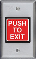 SDC 423U Push to Exit Switch, 2