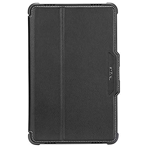Targus VersaVu Samsung Galaxy Tab A 10.5-Inch (2018) Protective Case Drop Tested and Stand Folio Secure Closure, TriFold Stand Cover, Enhanced Audio, Stylus Holder, Black (THZ756GL)