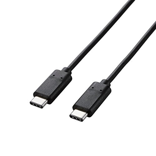 ELECOM USB-C Cable USB2.0 C - C 2m [Black] U2C-CC20BK (Japan Import)