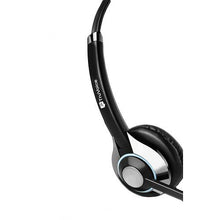 Load image into Gallery viewer, TruVoice HD-500 Deluxe Single Ear Headset with Noise Canceling Microphone and USB Adapter Cable with Mute Switch and Volume Control (Connects and Works with PC, Laptop and Softphones)
