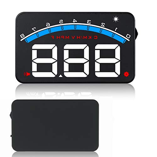 WEPECULIOR Car HUD Head Up Display, New M6 HUD Car-Styling Hud Display Overspeed Warning Windshield Projector Alarm System Universal Auto M6