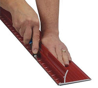 Non-skid Rhino Steel Edge Safety Ruler for Straight&Safe Cut, heavy duty from SpeedPress (52 inch)