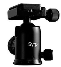 Load image into Gallery viewer, Syrp Ballhead, with a Quick Release Plate, 3/8 UNC Thread and 2 Bubble Levels, Compatible with Most DSLR, Mirrorless - Aluminium
