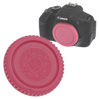 Fotodiox Pink Designer Body Cap Compatible with Canon EF and EF-S Mount Cameras
