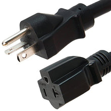 Load image into Gallery viewer, NEMA 5-20 Extension Power Cord - 10 Foot, 20A/125V, 12 AWG - Iron Box # IBX-1010-10M
