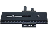 EXMAX 16cm 2 Way Macro Shot Focusing Focus Rail Slider/Close-up Shooting 1/4 Quick Screw Release Mount Camera Flash Support Plate