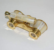 Load image into Gallery viewer, Scouts Solid Brass Binocular with Handle 4&quot; Nautical Home Decoration
