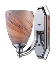 Load image into Gallery viewer, Elk 570-1C-CR 1-Light Vanity In Polished Chrome And Creme Glass
