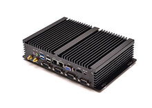 Load image into Gallery viewer, New Industrial PC Celeron C1037U Dual core 1.8GHz Industrial PC IPC Mini PC Fanless PC with Dual LAN GbE 2G RAM 32G SSD Support Linux/Windows 4 COM 8 USB USB3.0 VGA HDMI Rich IO
