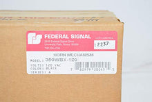 Load image into Gallery viewer, FEDERAL SIGNAL Signaling Device 120VAC 0.18 AC Black
