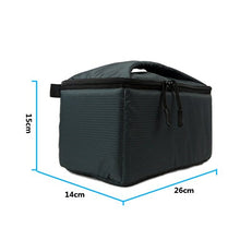 Load image into Gallery viewer, AlexGT Padded Shockproof Foldable Partition Camera Insert Protective Bag for Sony Canon Nikon DSLR Shot Or Flash Light
