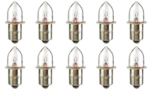 CEC Industries PR31 Bulbs, 2.4 V, 1.68 W, P13.5s Base, B-3.5 shape (Box of 10)