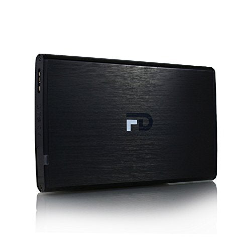 Fantom Drives FD 2TB PS4 Portable SSD - USB 3.2 Gen 1-5Gbps - Aluminum - Black - Compatible with Playstation 4/PS4 Slim/ PS4 Pro (PS4-2TB-SPGD)