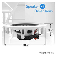 Load image into Gallery viewer, Pyle 8 Inch 2 Way in Wall Ceiling Home Speakers System Audio Stereo, 6 Speakers
