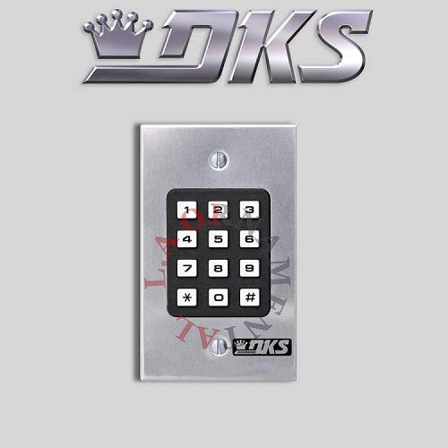 Doorking 1 Memory Basic Lock Non-Lighted Flush Mount Digital Entry Keypads DK1509-080
