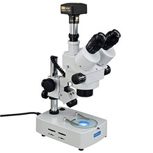 Load image into Gallery viewer, 3.5X-45X Trinocular Stereo Zoom Microscope Dual Lights with 14MP Digital Camera
