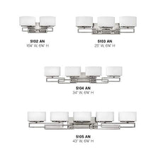 Load image into Gallery viewer, Hinkley Lanza Collection Contemporary Modern Four Light 240W G9 Bathroom Vanity Fixture, Antique Nickel
