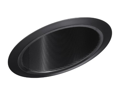 Juno Lighting Group 614B-BL 212N SC Standard Slope Downlight Baffle, 6-Inch, Black