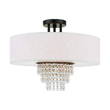 Load image into Gallery viewer, Livex Lighting 51097-92 Carlisle English Bronze 4 Light Ceiling Mount
